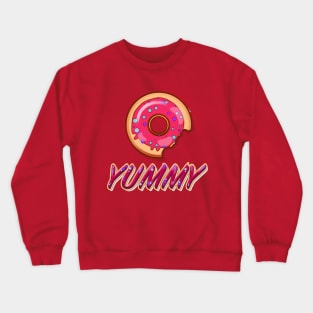 yummy donut t-shirt Crewneck Sweatshirt